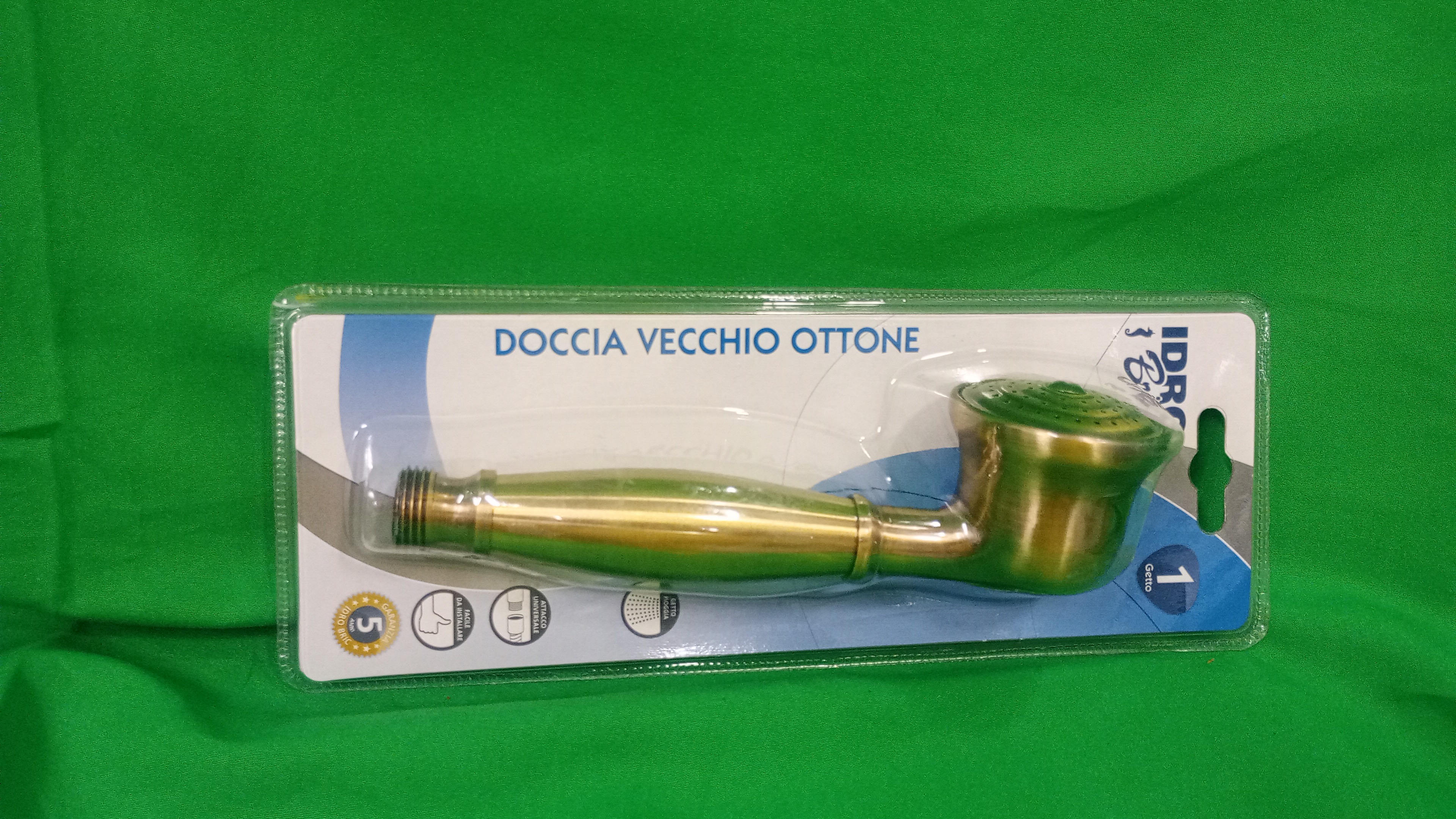 SOFFIONE DOCCIA OTTONE