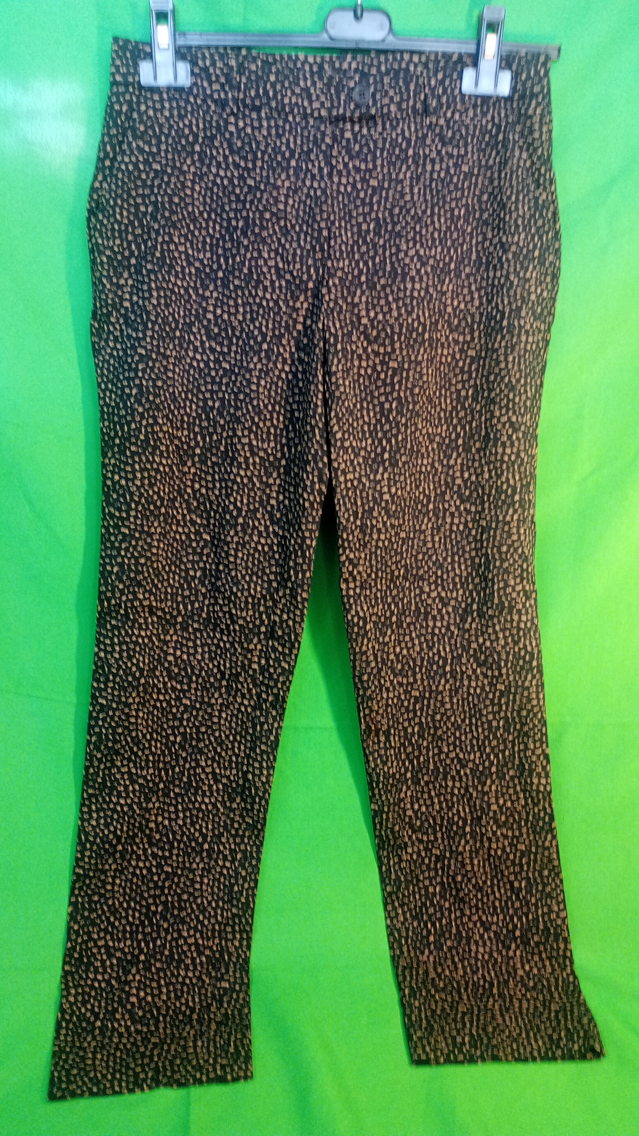 ANDRE MAURICE TG.42 PANTALONE POIS NERO