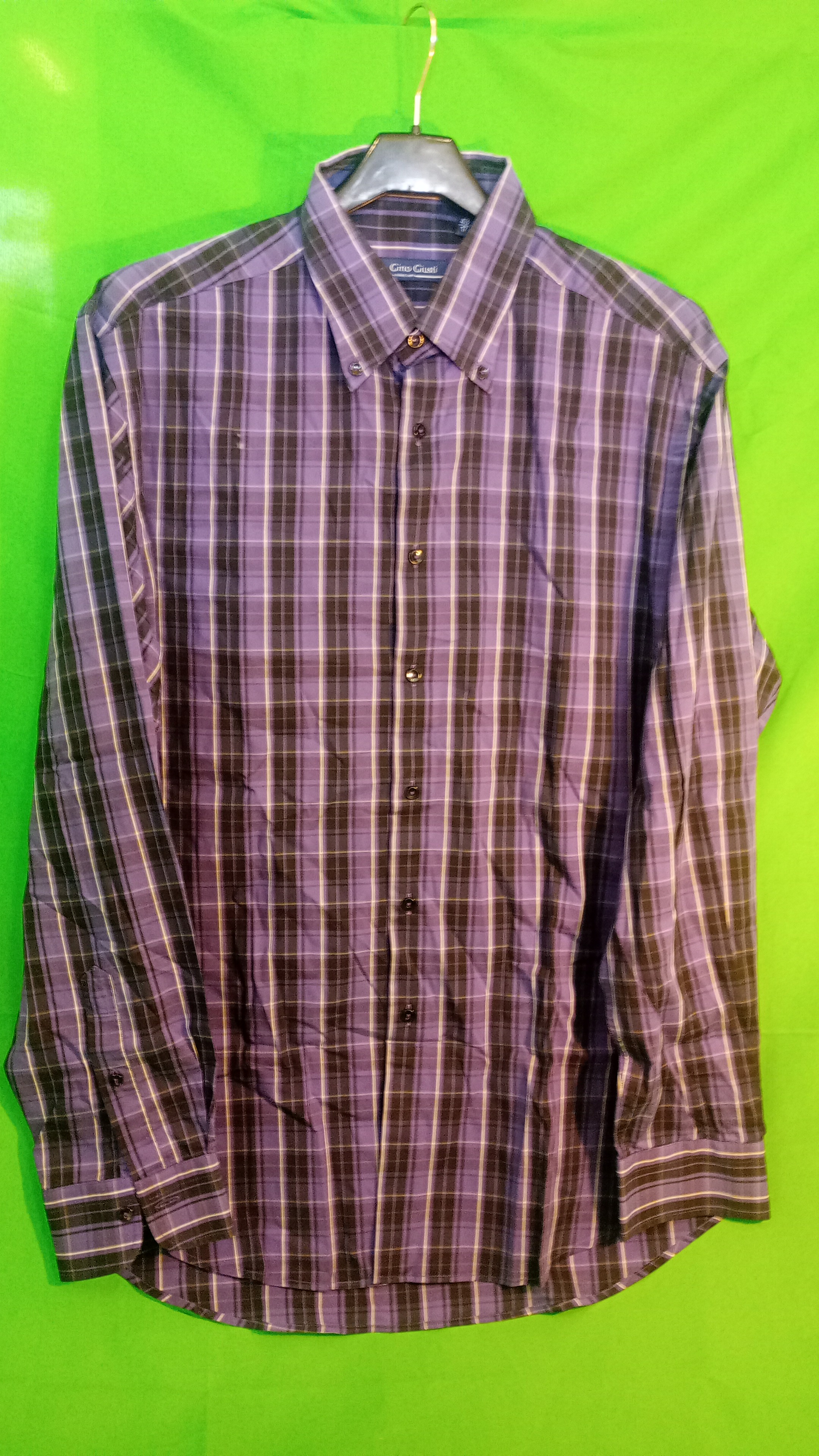 GINO GIUSTI camicia viola