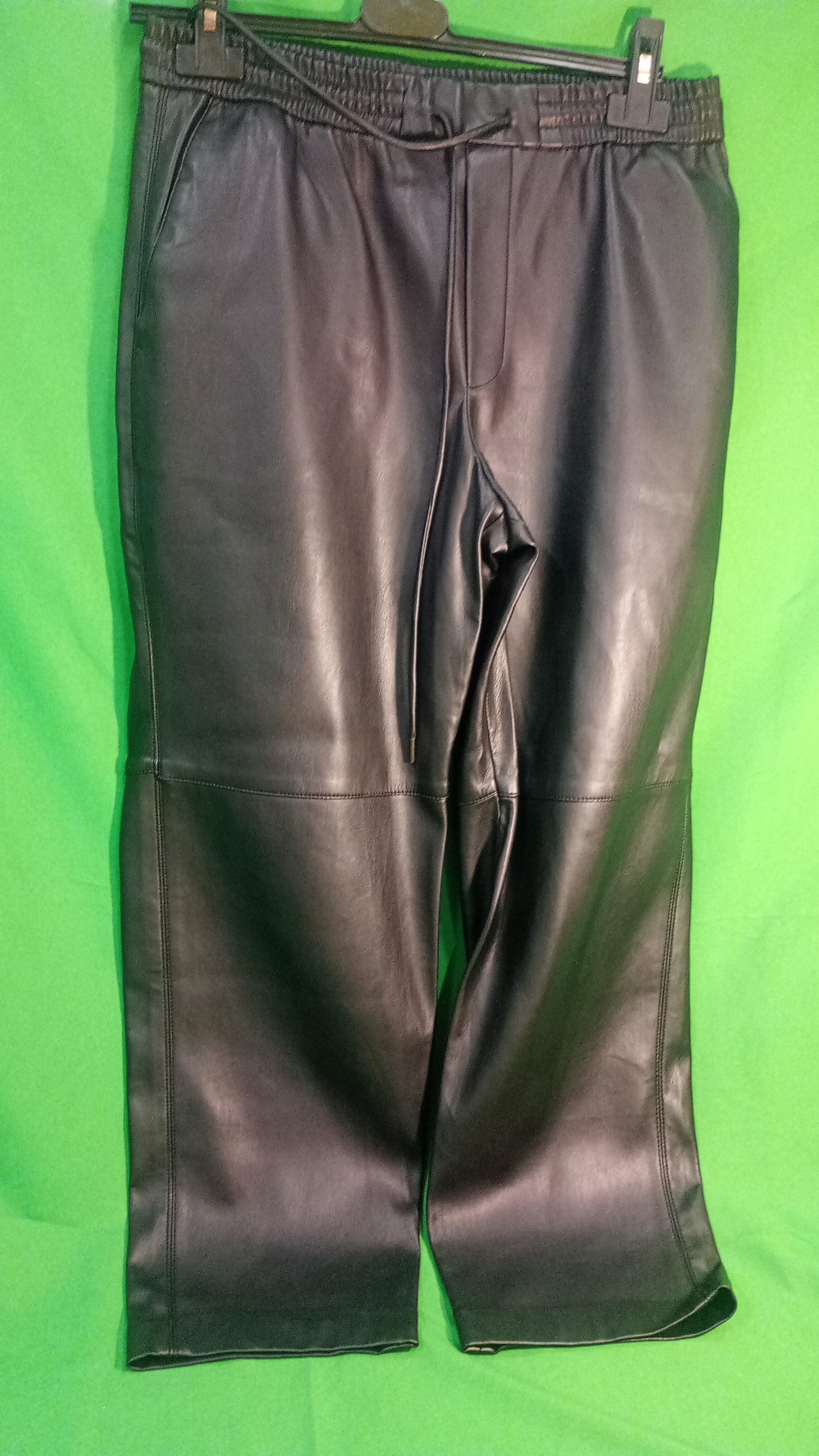 MNG pant. in pelle