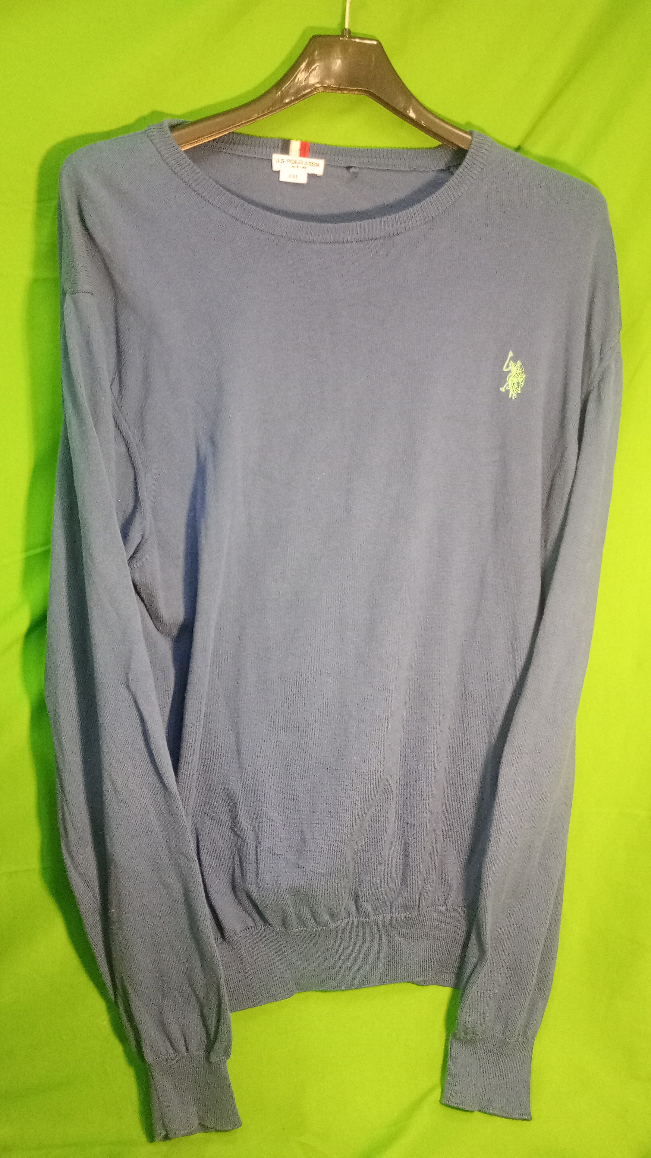 Polo maglia azzurra