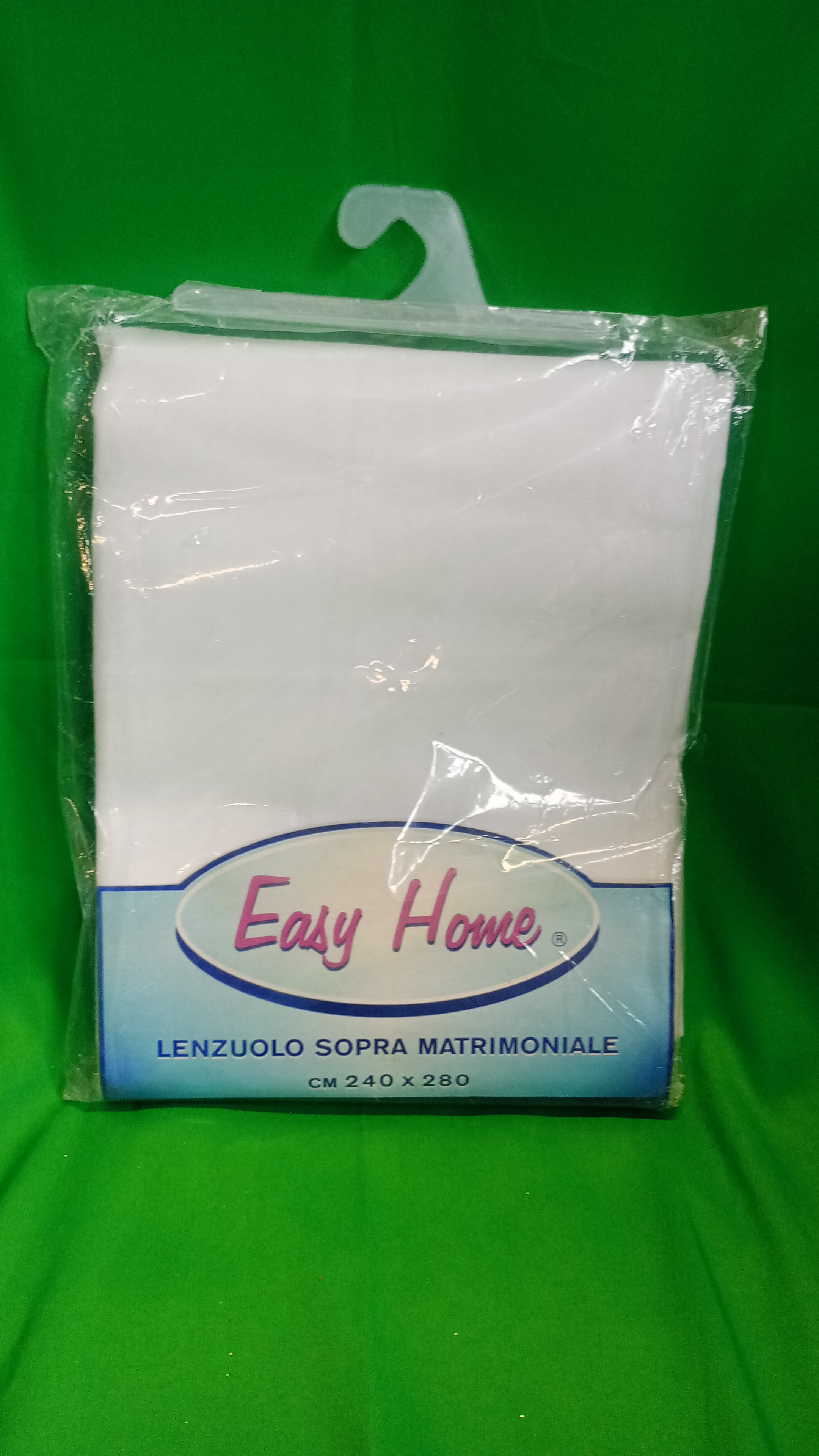 Lenzuolo sopra matrimoniale bianco