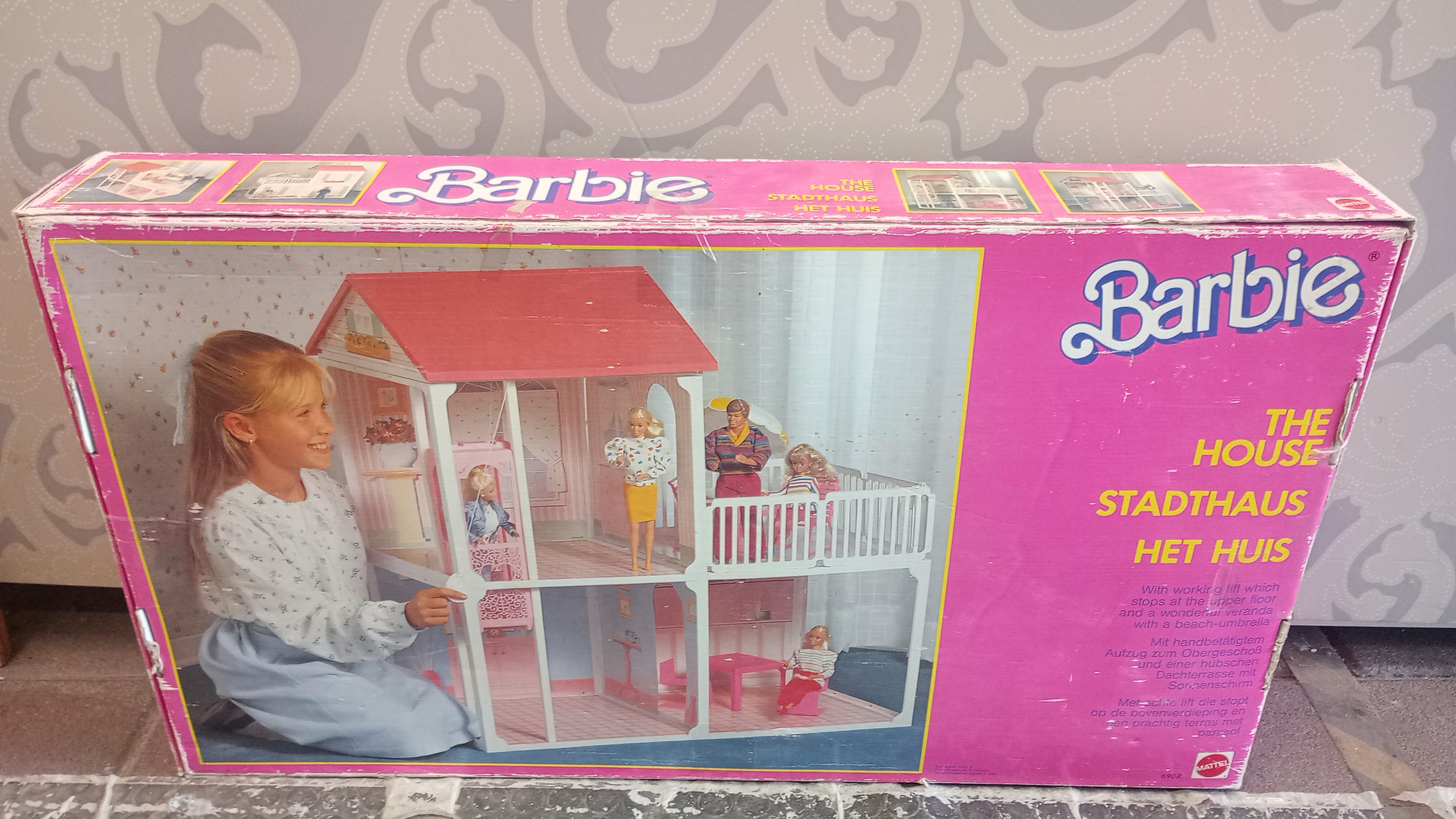 BARBIE LA CASA VILLA TERRASSE manca tavolo,sedie, ombrellone