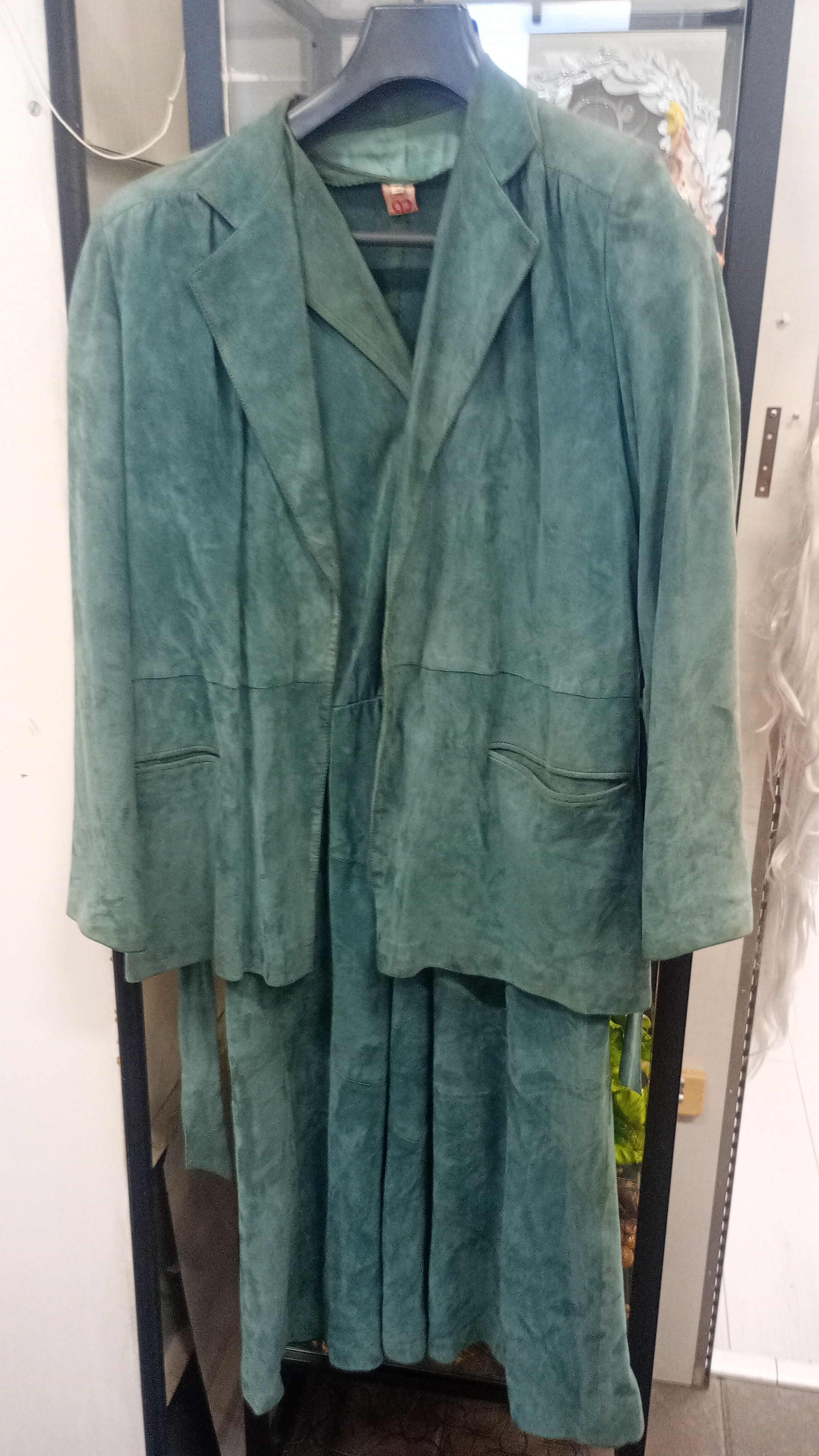 compl. azzurro scamosciato MODA PELLE tg.46