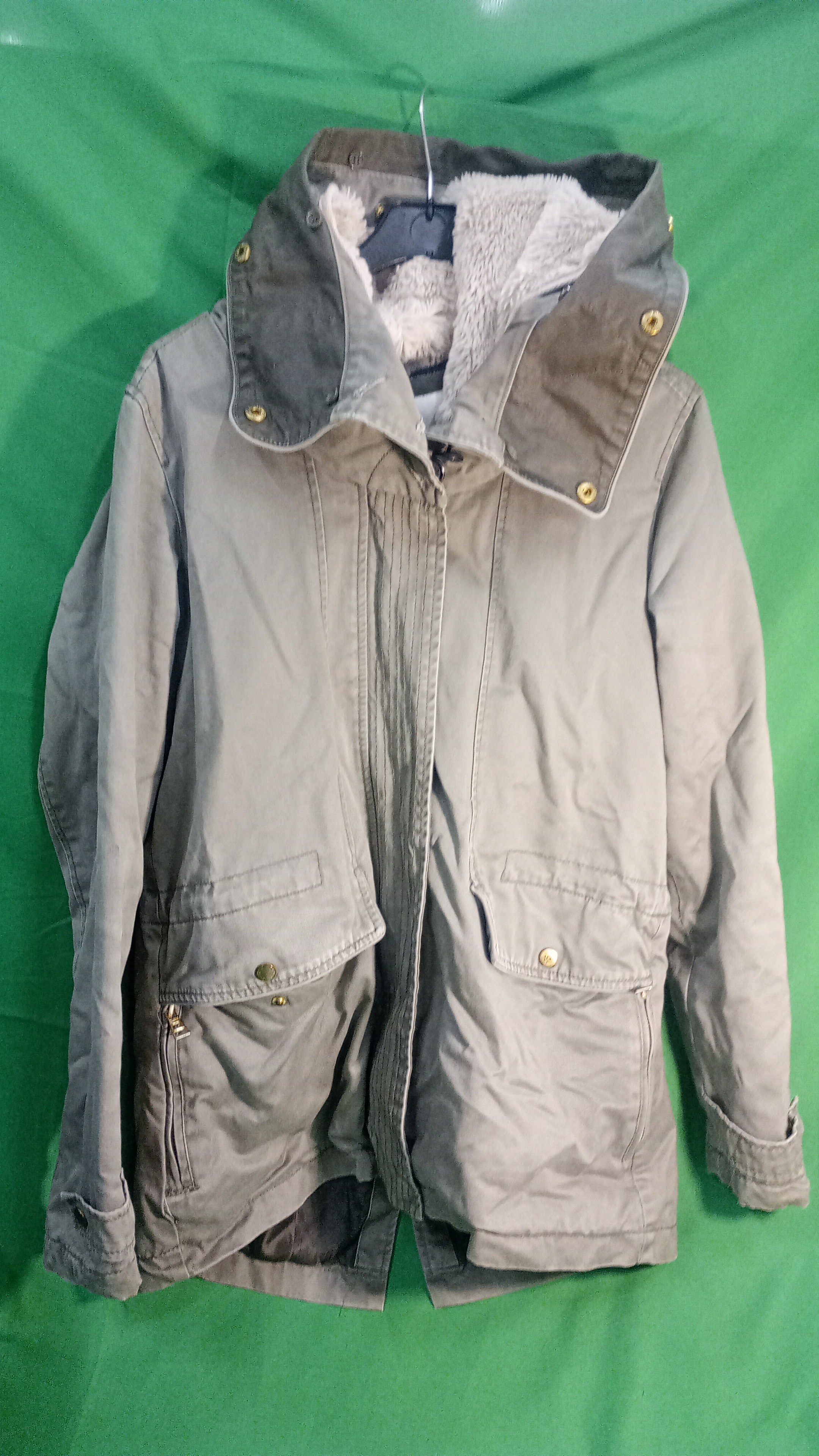 PULL & BEAR giaccone con interno in pelo