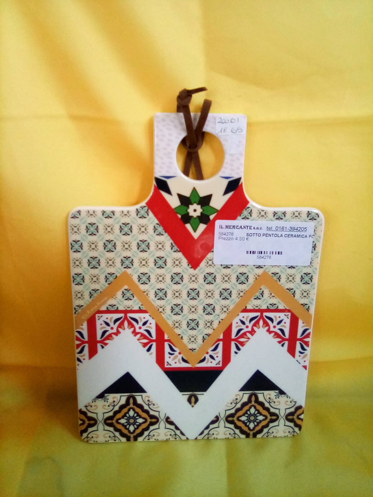 SOTTO PENTOLA CERAMICA FORMA DI TAGLIERE 