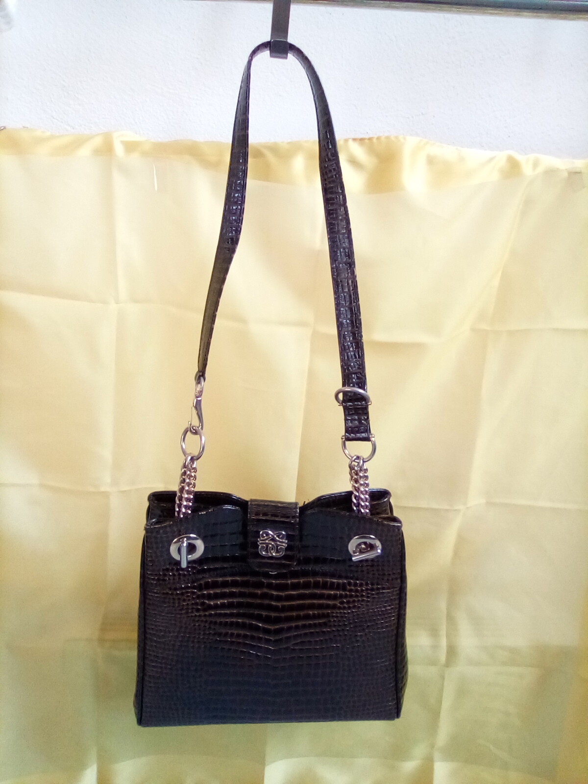 borsa vintage tipo rettile