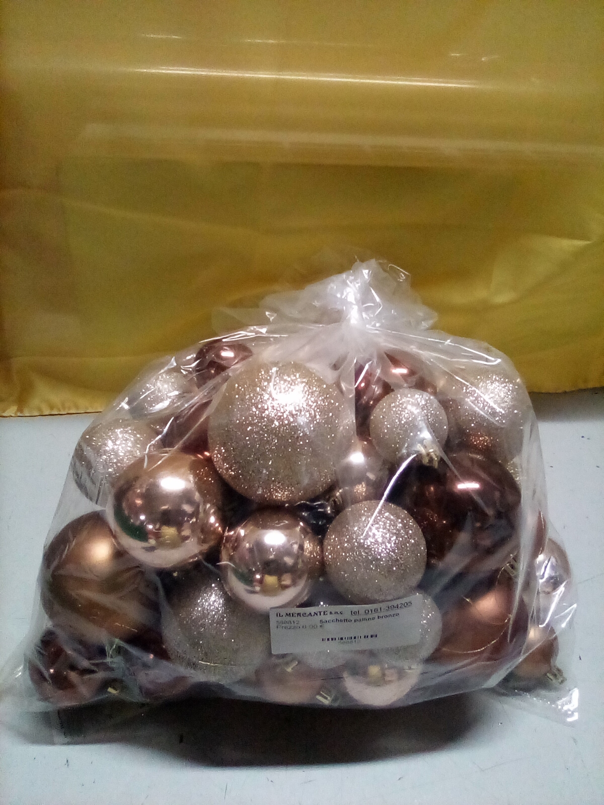  Sacchetto palline bronzo