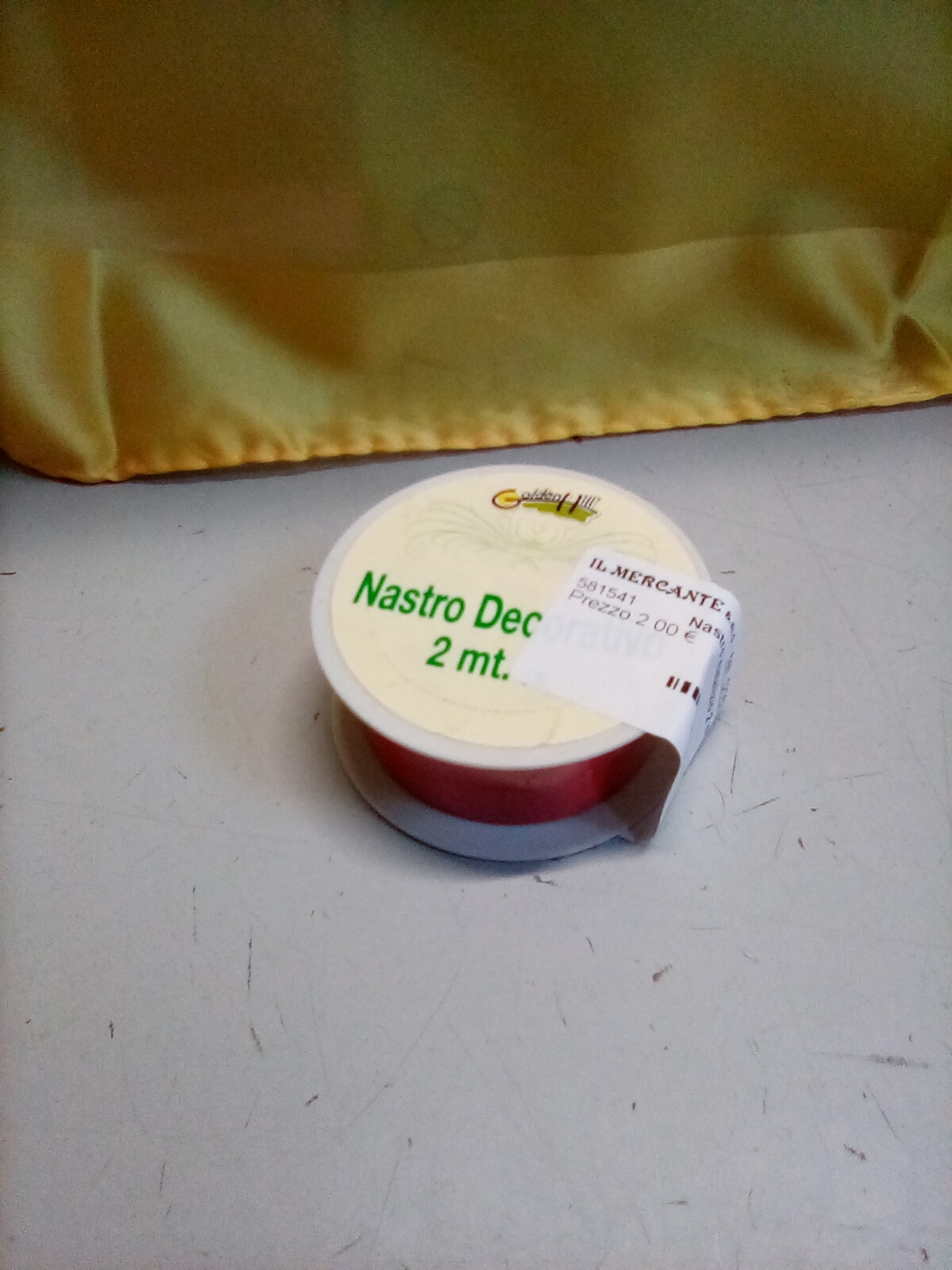  Nastro natalizio 2 m rosso