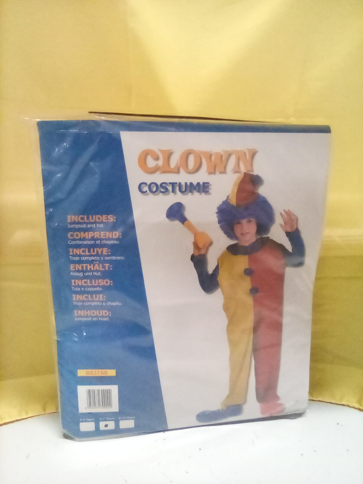  Costume clown bambino 5-7 anni