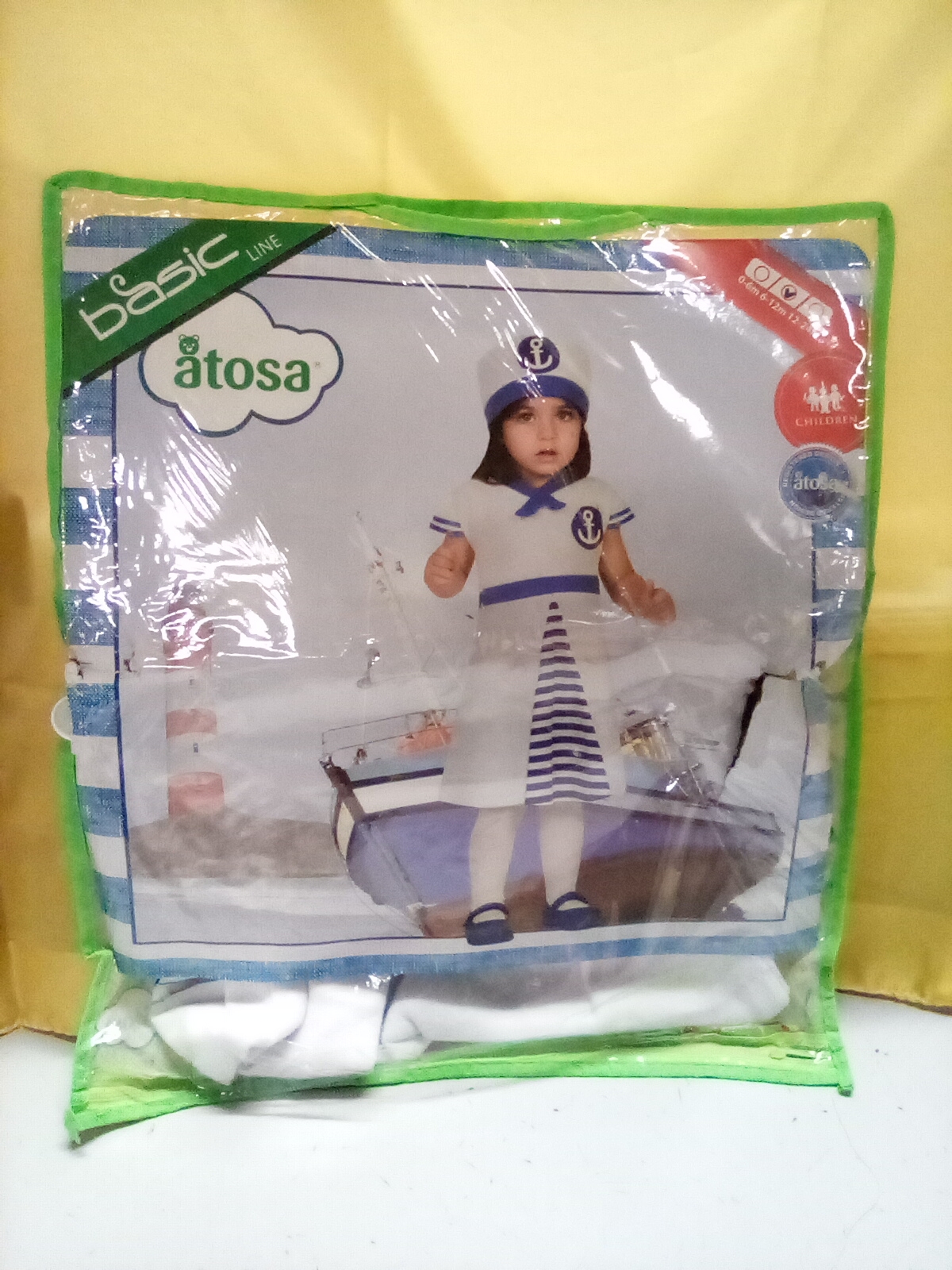  Costume marinaro bambina 6-12 mesi