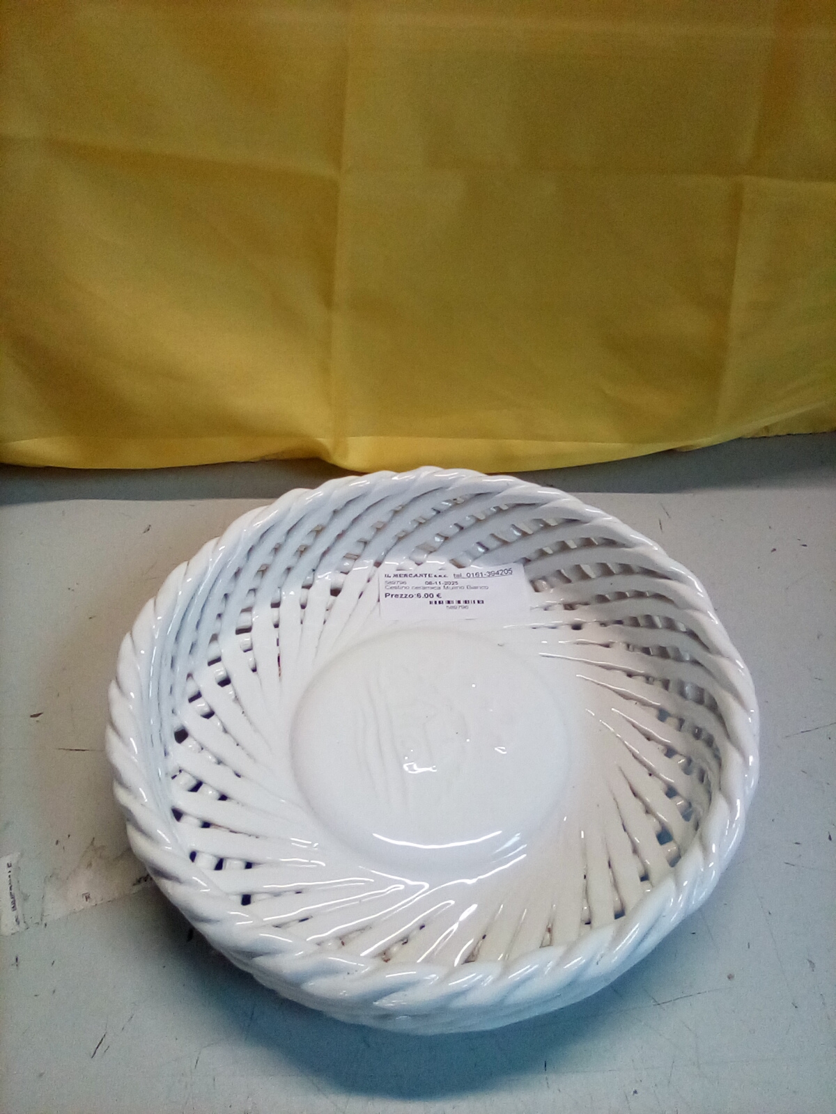  Cestino ceramica Mulino Bianco 