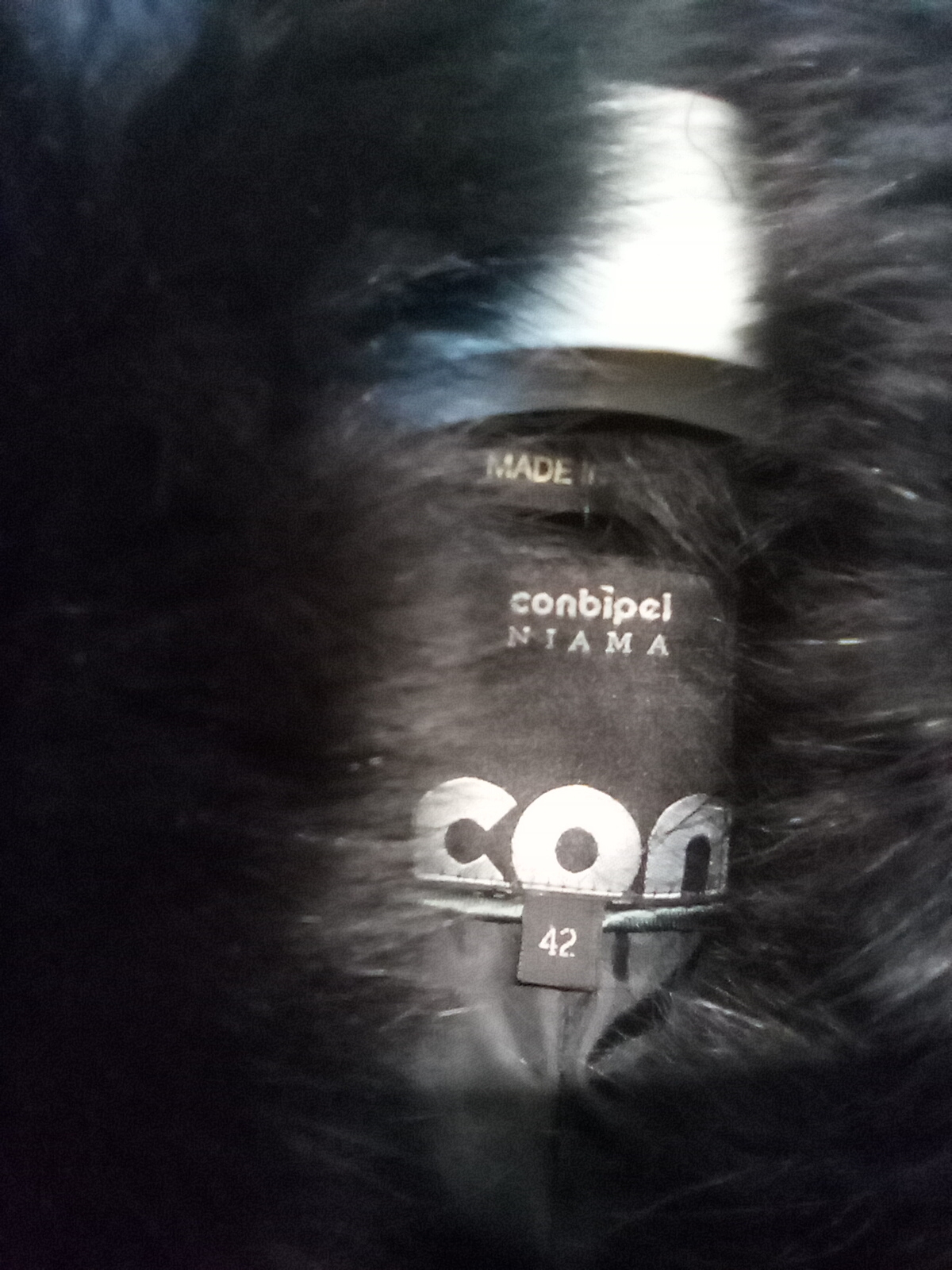 cappotto nero CONBIPEL tg.42