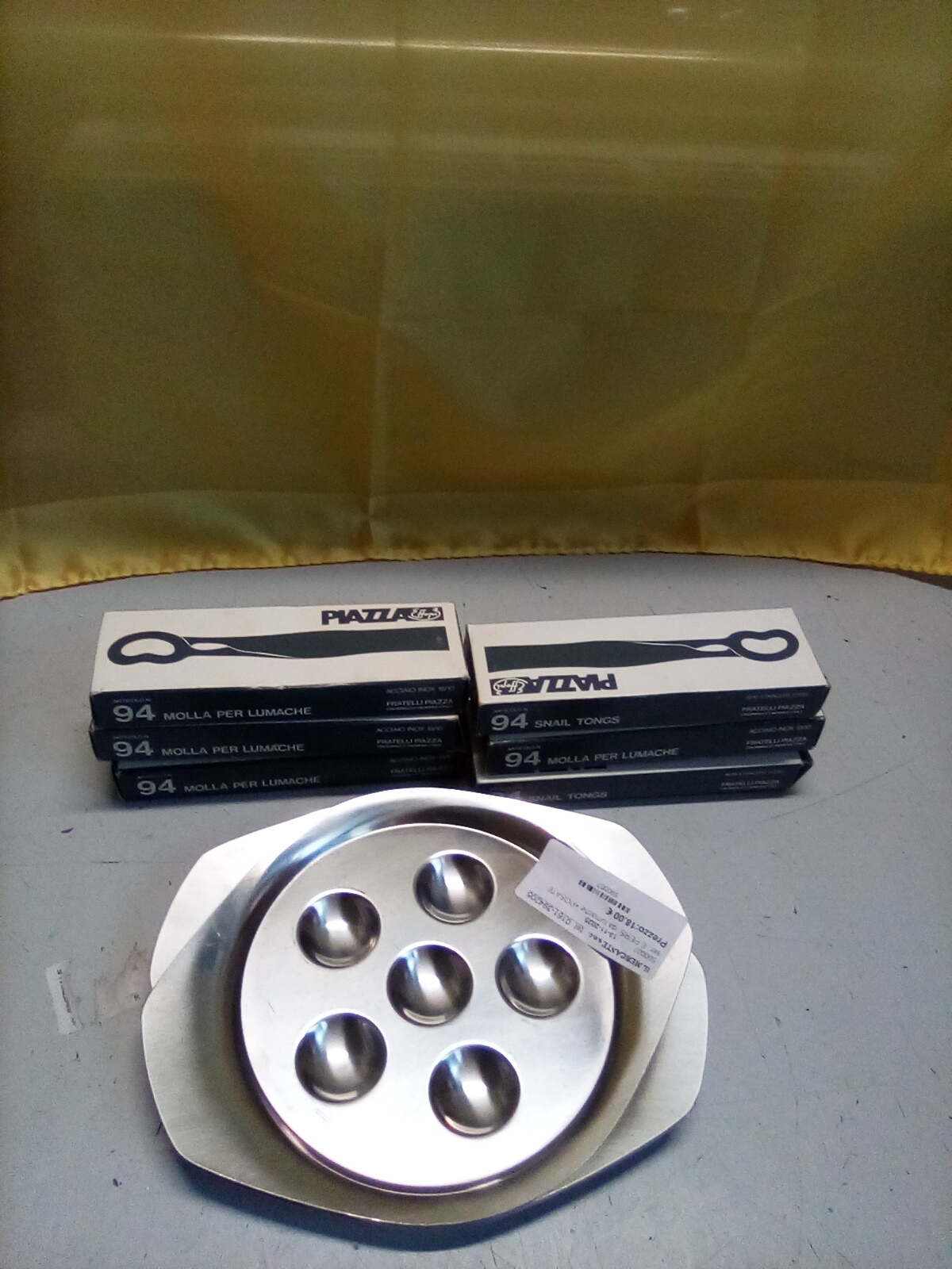 ser. 6 PERS. da lumache +POSATE