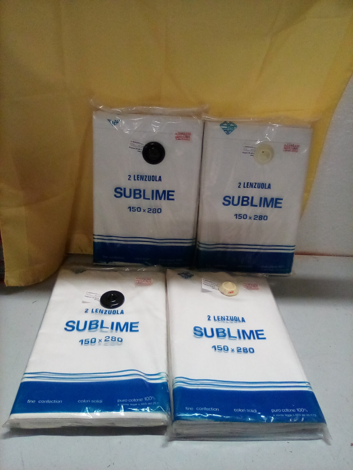 2 lenzuola sublime 150x280