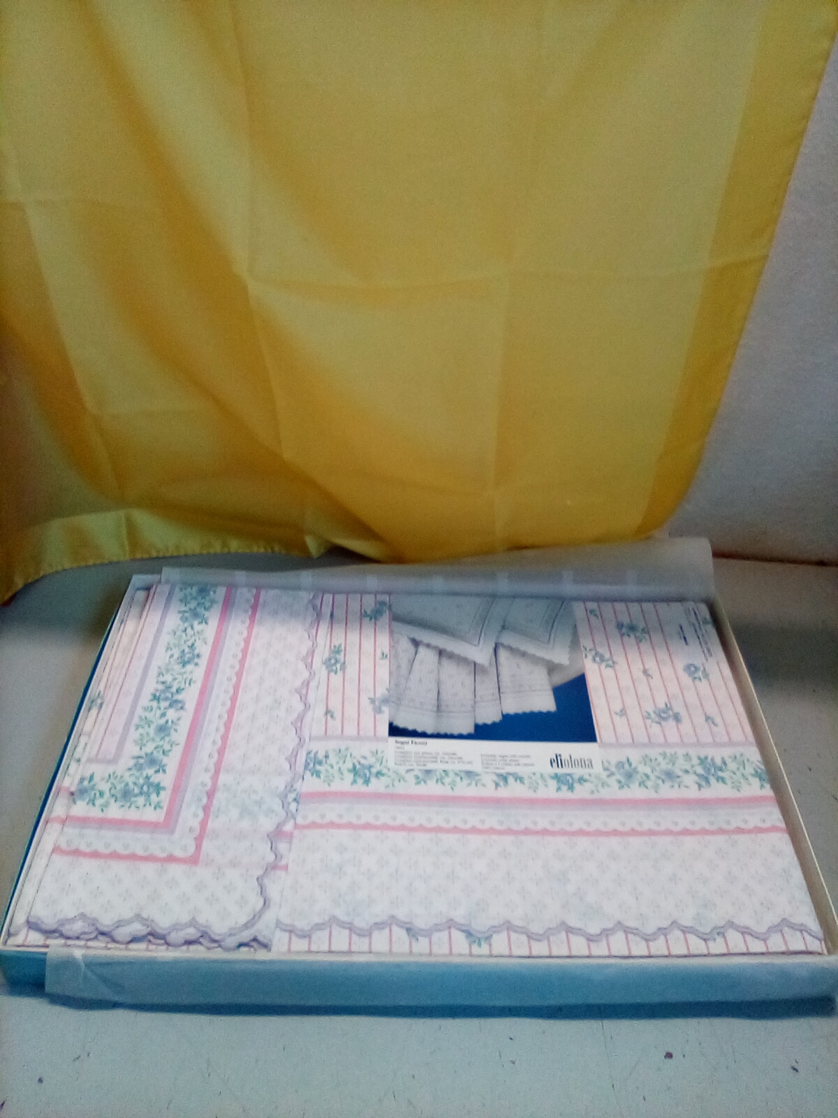 lenzuolo sotto+sopra 2 pz ELIOLONA 1 piazzabianco fiori rosa 