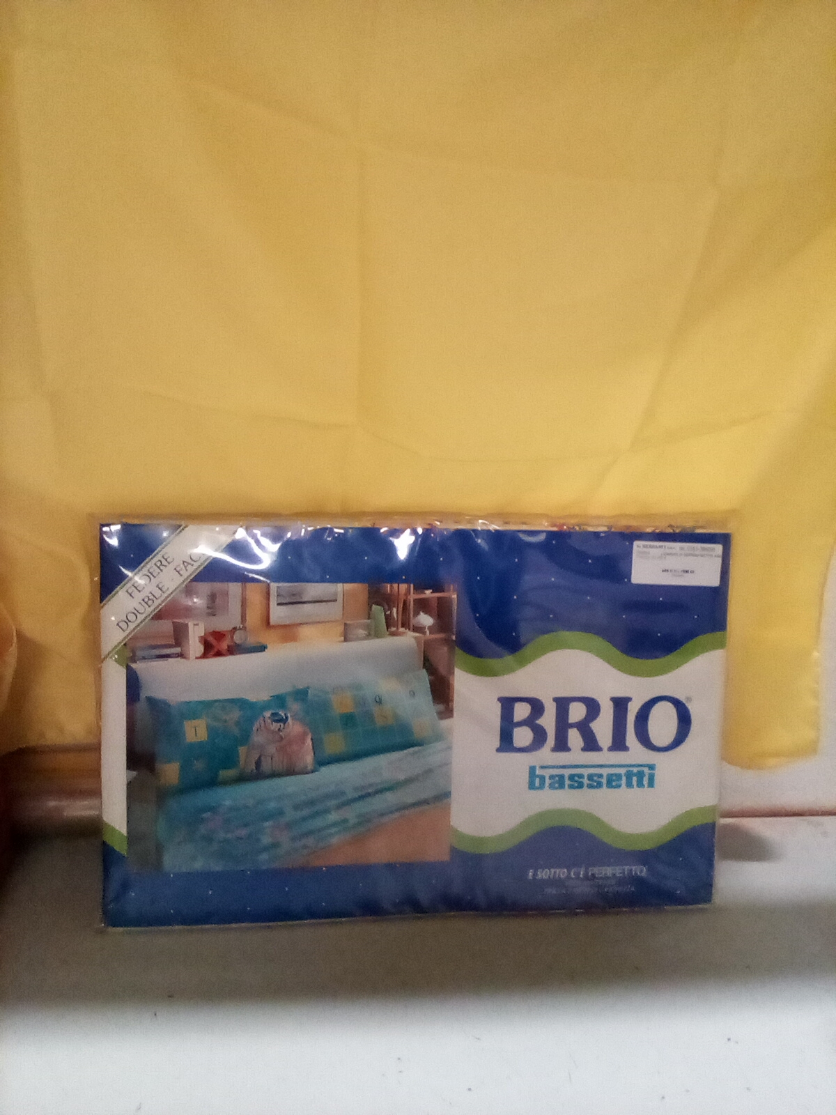 LENZUOLO SOPRA+SOTTO ANGOLI BASSETTI BRIO singolo