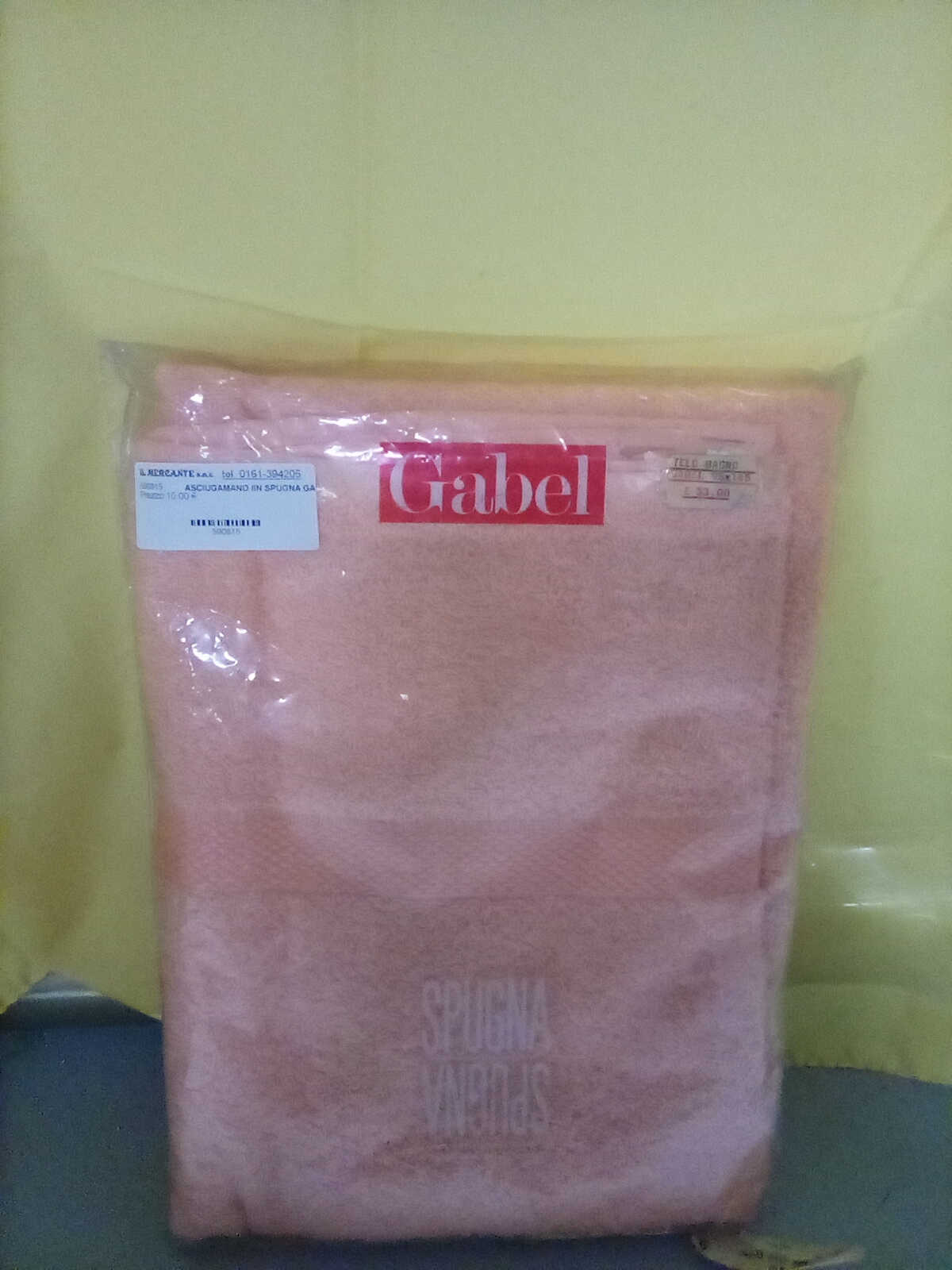 ASCIUGAMANO IIN SPUGNA GABEL 95X145 ARANCIONE