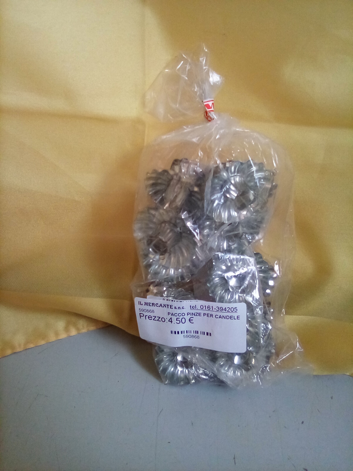 PACCO PINZE PER CANDELE