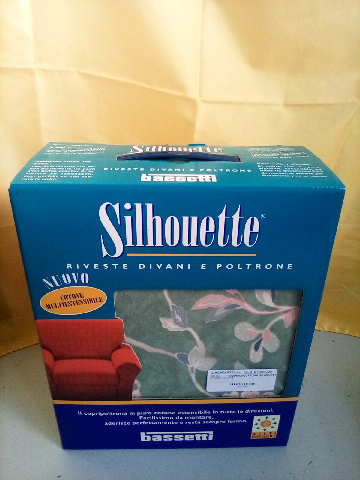 COPRIUPOLTRONA SILHOUETTE 110 BASSETTI 