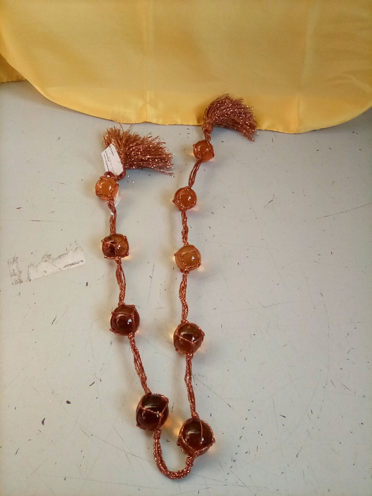  Pendenti lungo arancione 