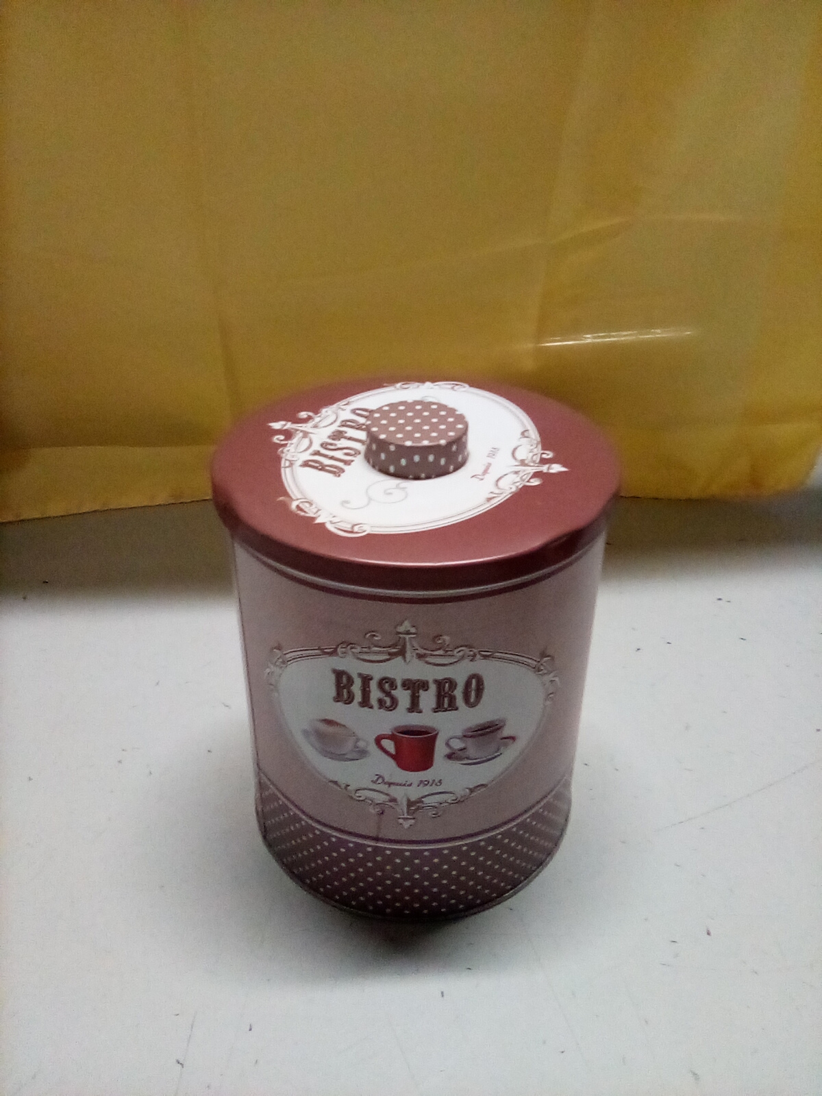  Contenitore in latta Bistrot