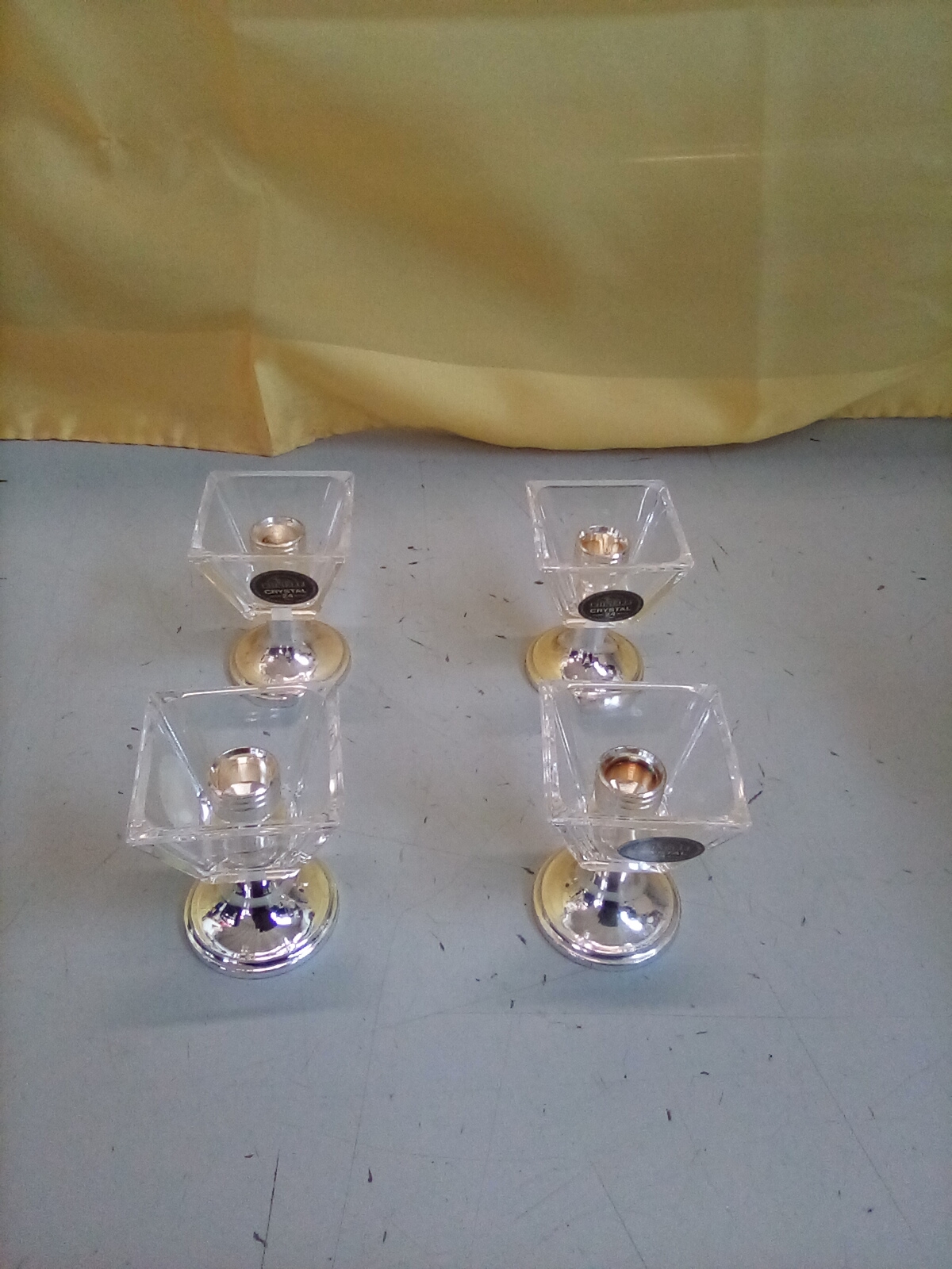  Portacandele in cristallo