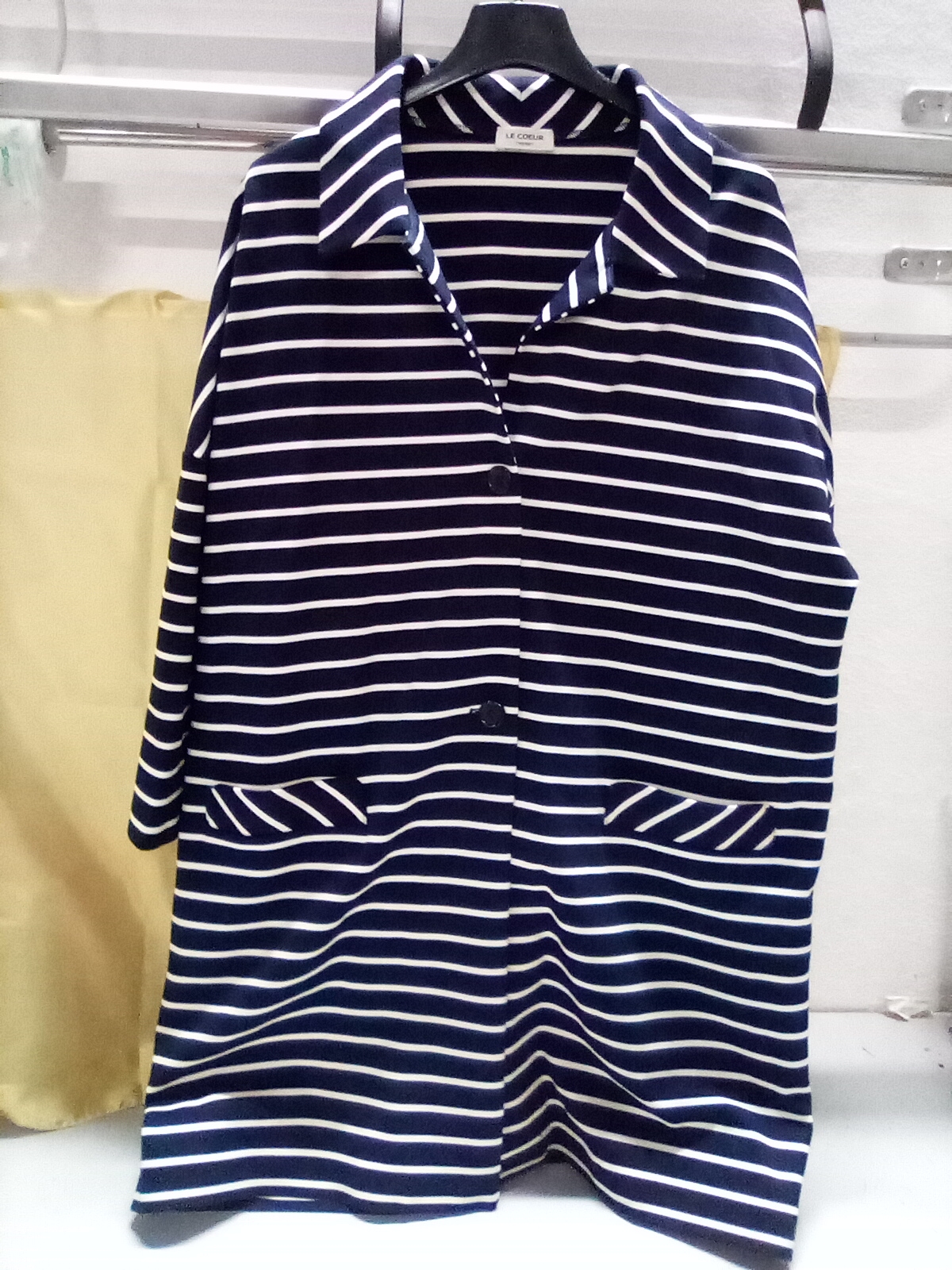 GIACCA A RIGHE BLU E BIANCA LE COURER