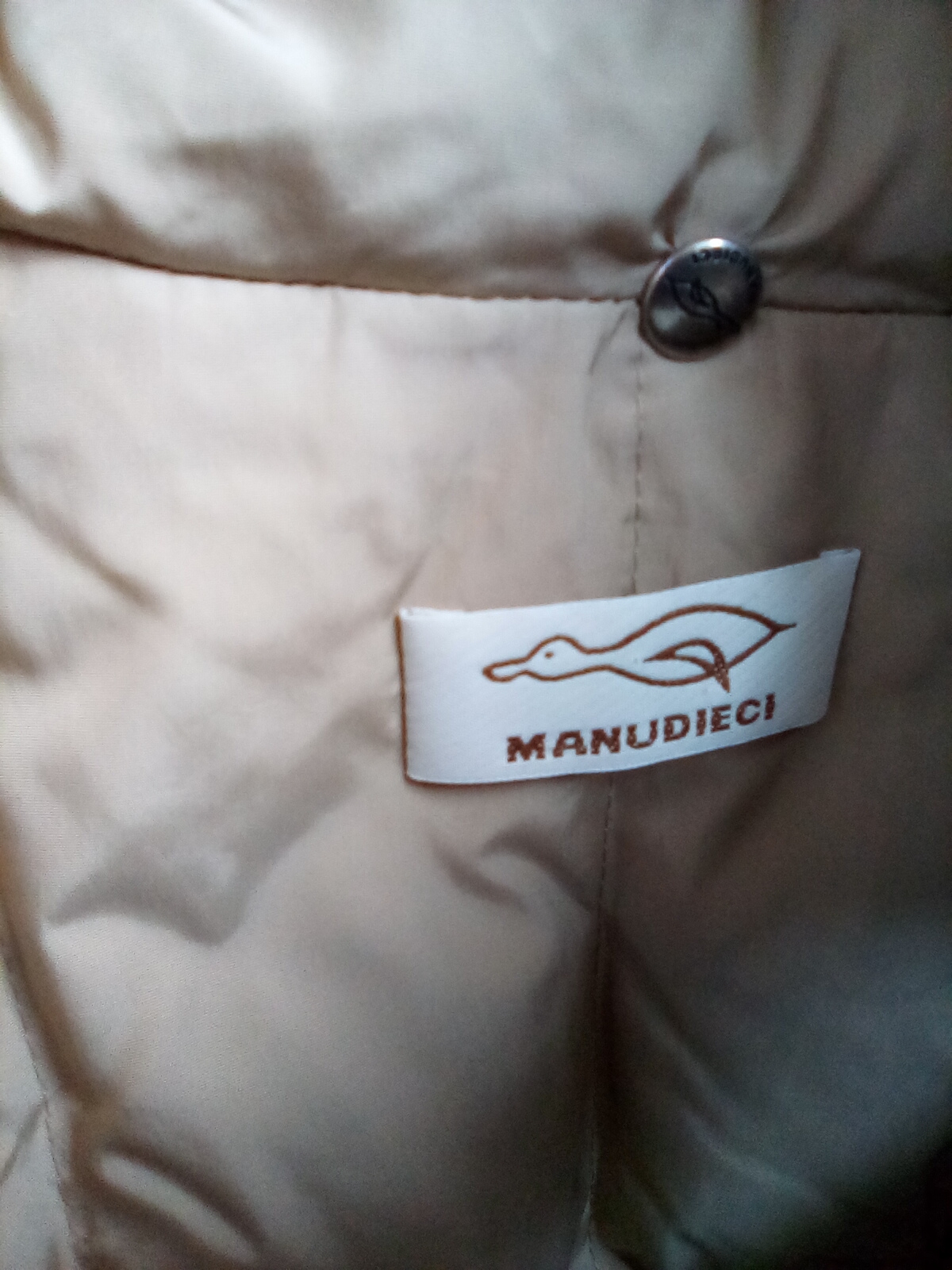 piumino beige MANUDIECI