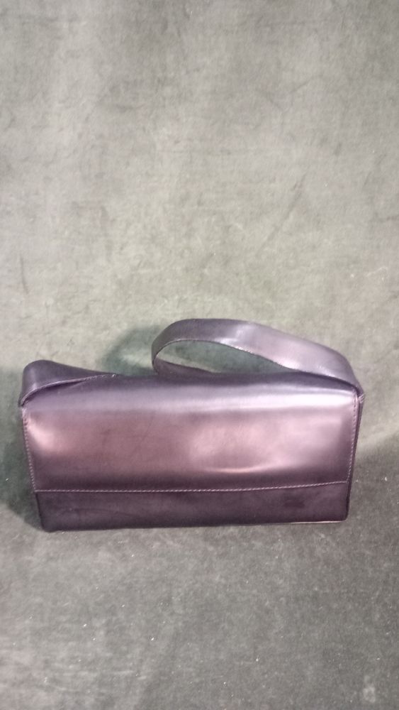 borsa in pelle nera