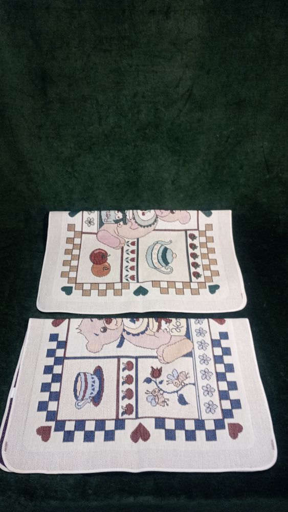 coppia di tovagliette per colazione