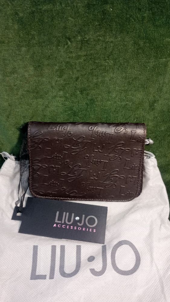 LIU JO portafoglio in pelle marrone
