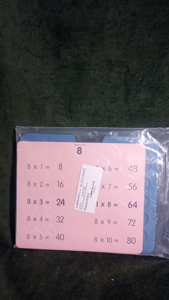 Schede didattiche tabelline