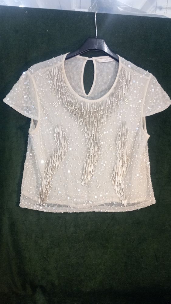 ZARA smanicato con inserti