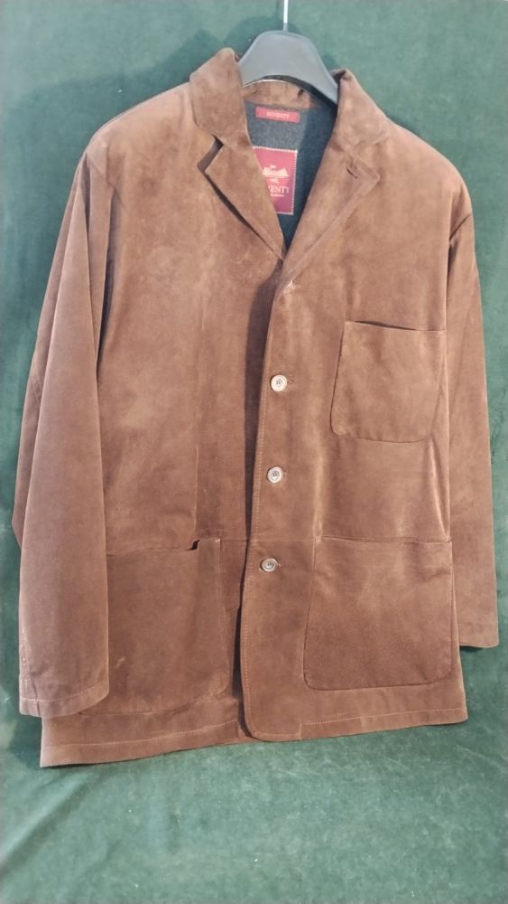 SEVENTY giacca in camoscio imbottita tg.M