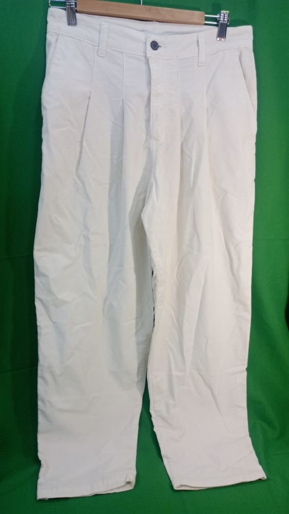 SOUVENIR pant. bianco velluto