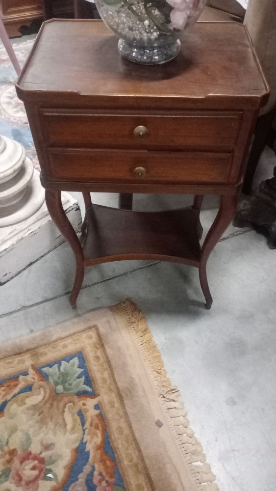 COMODINO MARRONE 2 CASSETTI