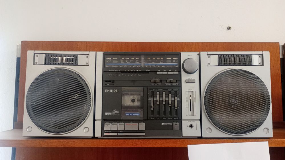 RADIO PHLIPS GHETTOBLASTER D8534 ANNI 80